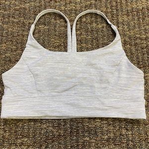 Lululemon Train Times Bra Wee Are From Space Alpine White Battleship Size 10